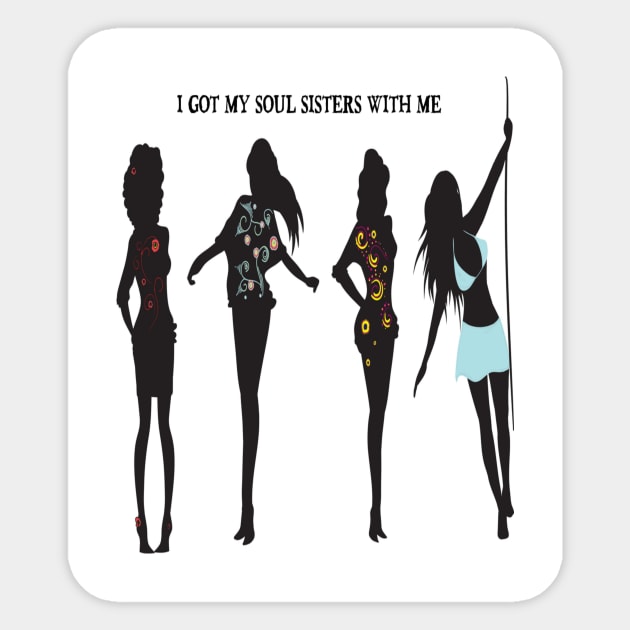 Soul Sister Tribe Family Sticker by pyxiegurlboutique